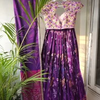 Purple patola lehenga