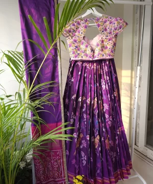 Purple Patola Lehenga Set