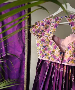 Purple patola lehenga1